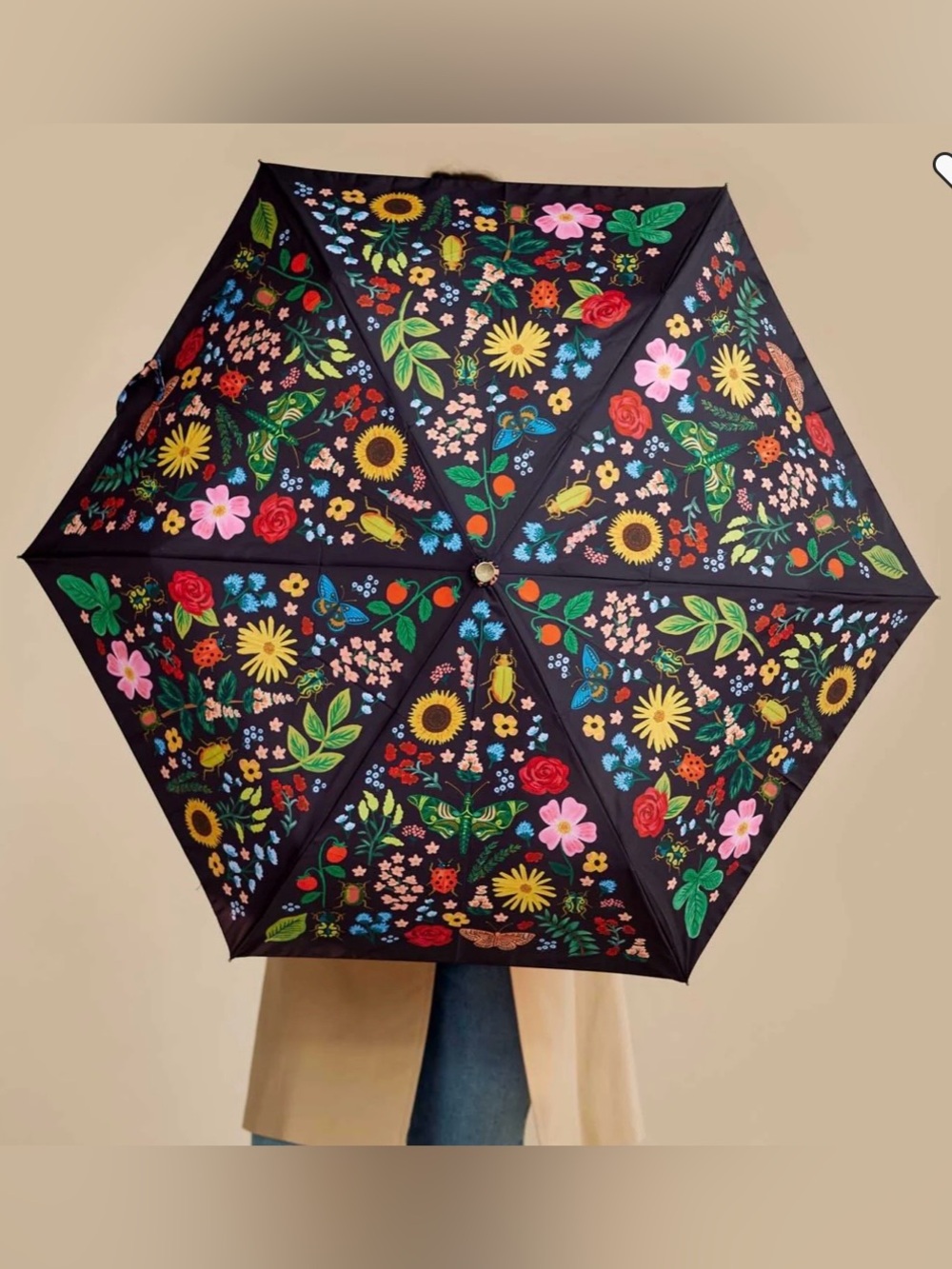 Rifle Paper Co. Curio Print Umbrella - Picture 2 of 10